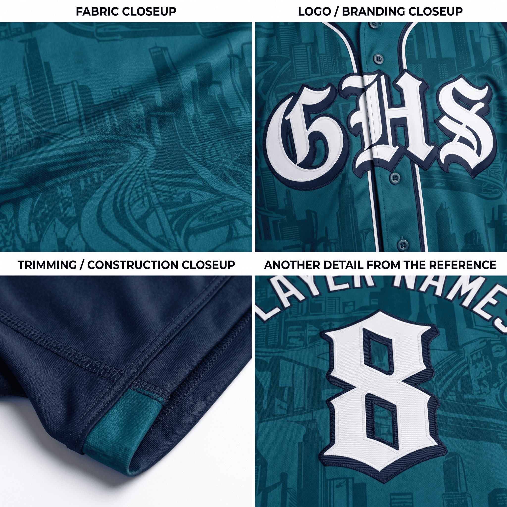 GHS Urban Swell Baseball Uniform - Image 3