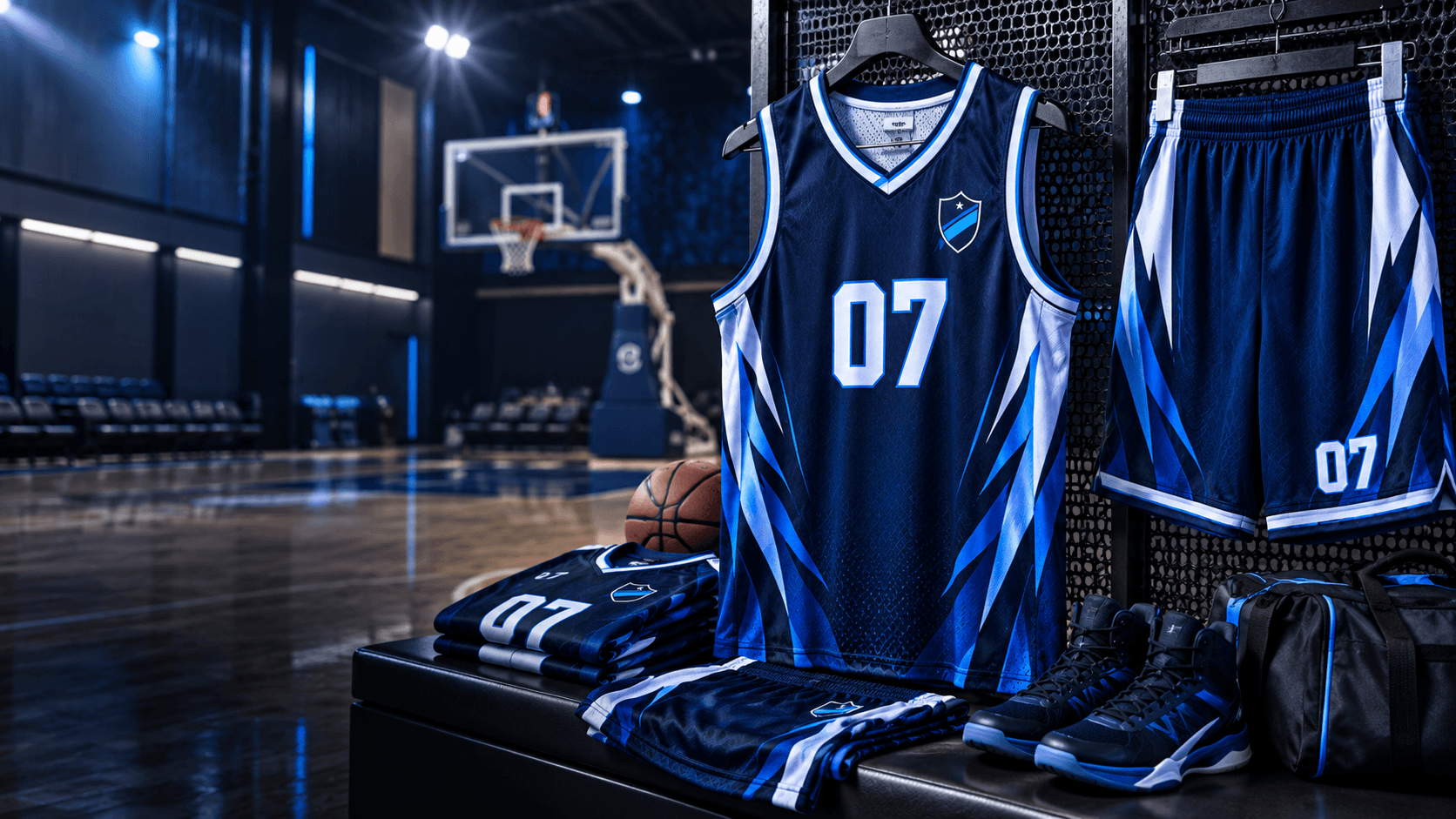 Custom basketball uniform manufacturing project
