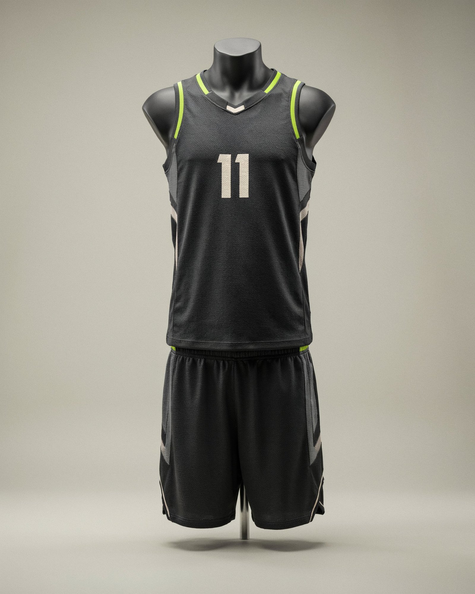 Custom basketball jersey and shorts